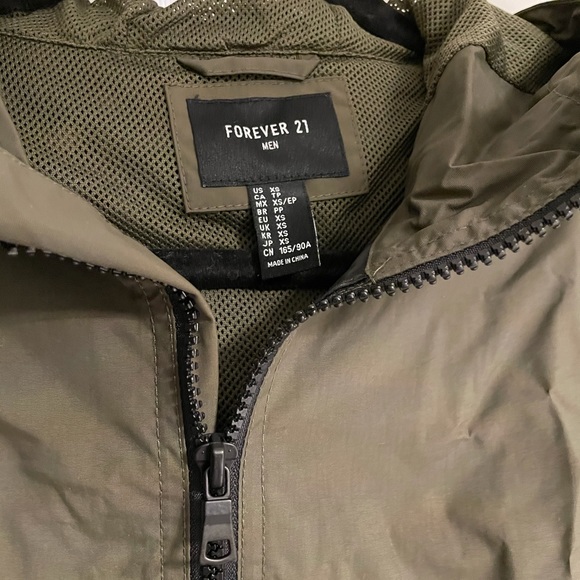 Army Green Rain Jacket - Picture 3 of 3